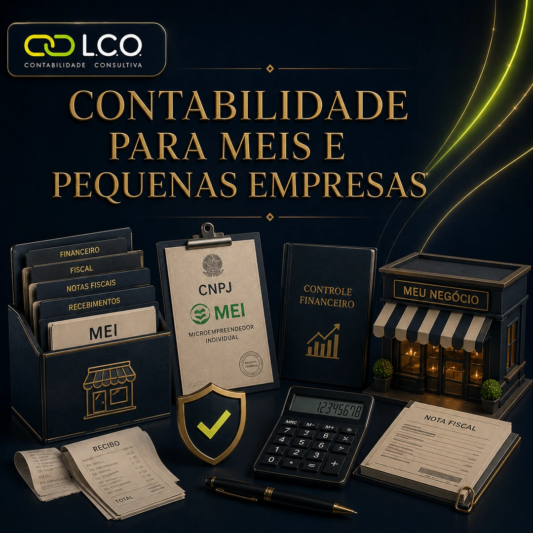 Arte do serviço Contabilidade para MEIs e pequenas empresas
