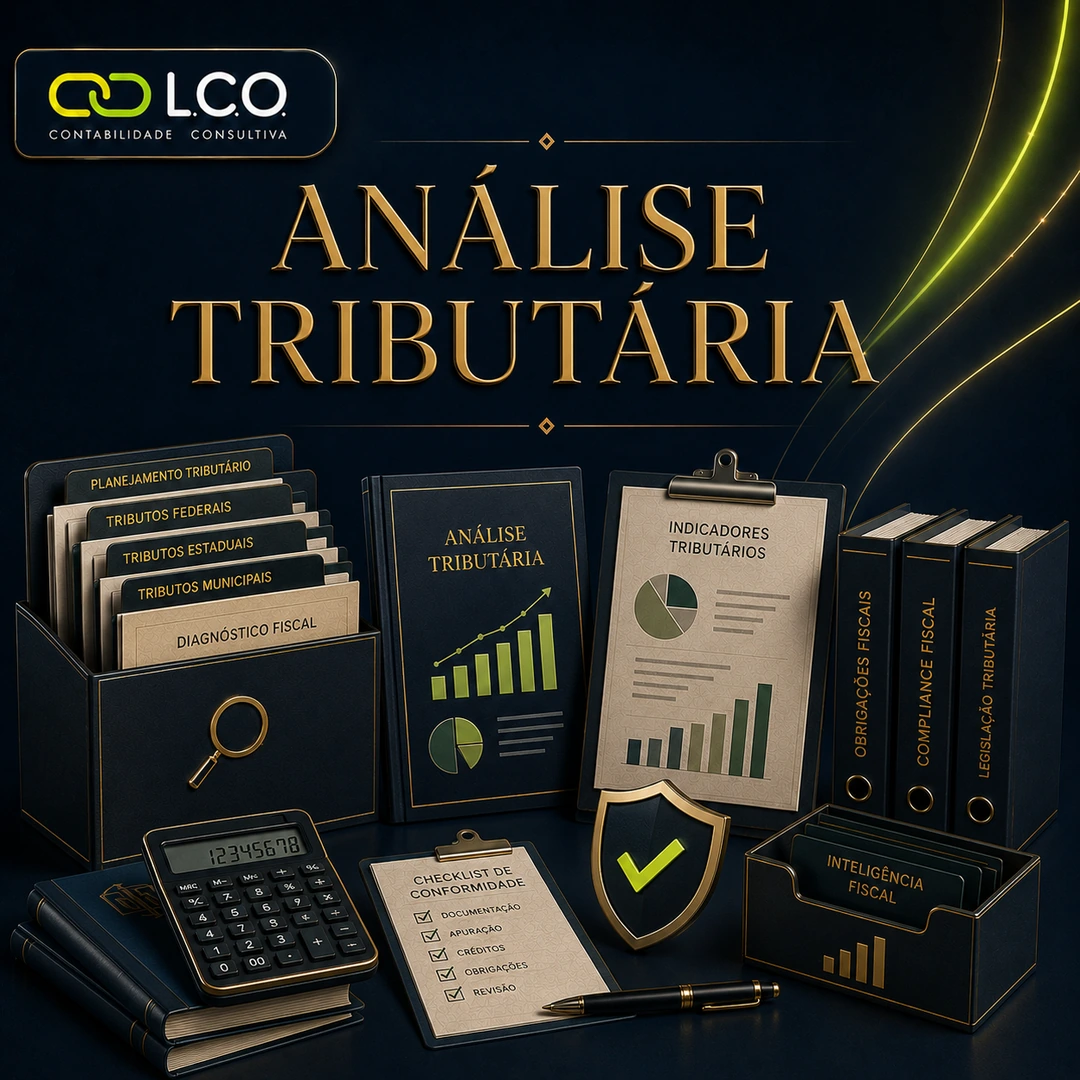 Arte do serviço Análise tributária